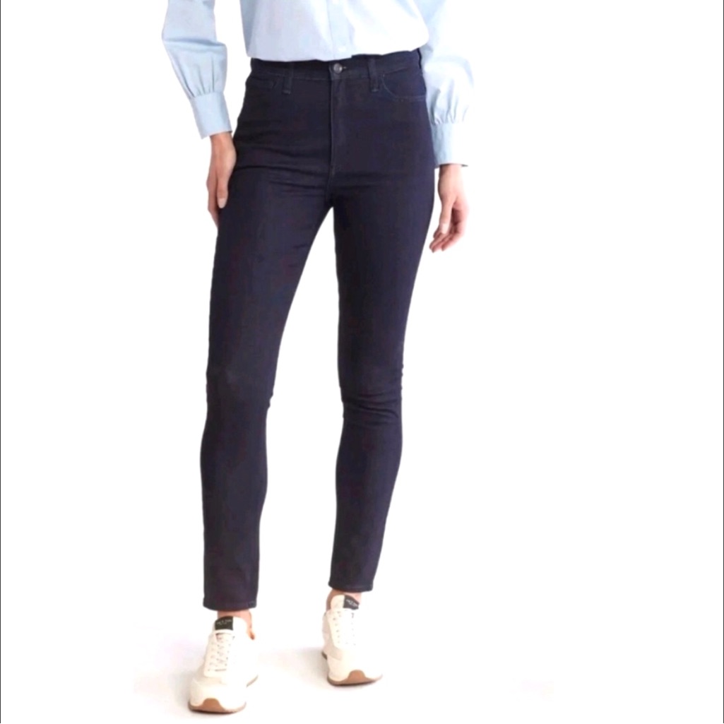 Rag And Bone Jeans Size 25 Tina High Rise Skinny Full Length Dark Blue New